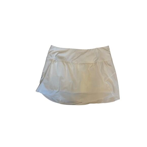 Athleta Run With It 14" Skort White Size L - Picture 5 of 5